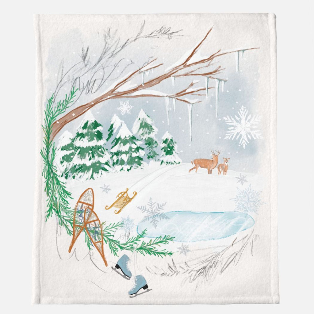 winter daydream blanket design, 50 x 60
