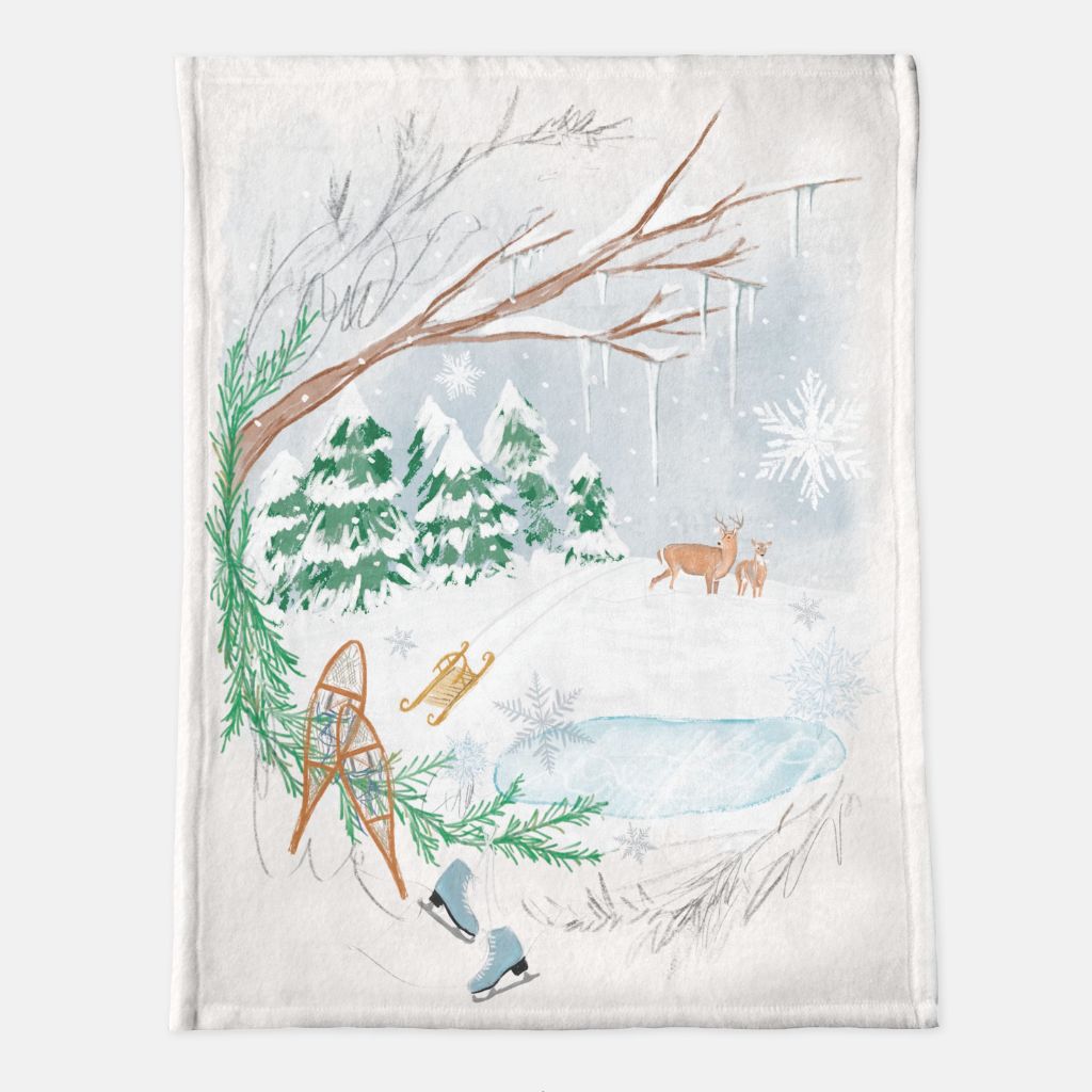 winter daydream blanket design, 60 x 80