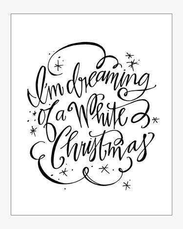 Dreaming Of A White Christmas Download Design