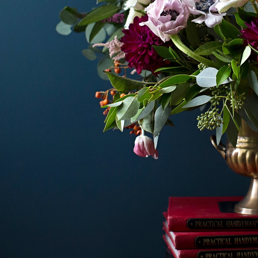 Dutch Blue Floral Fine Art Photo Details