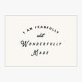 A Size Design for Fearfully & Wonderfully Made in Alabaster