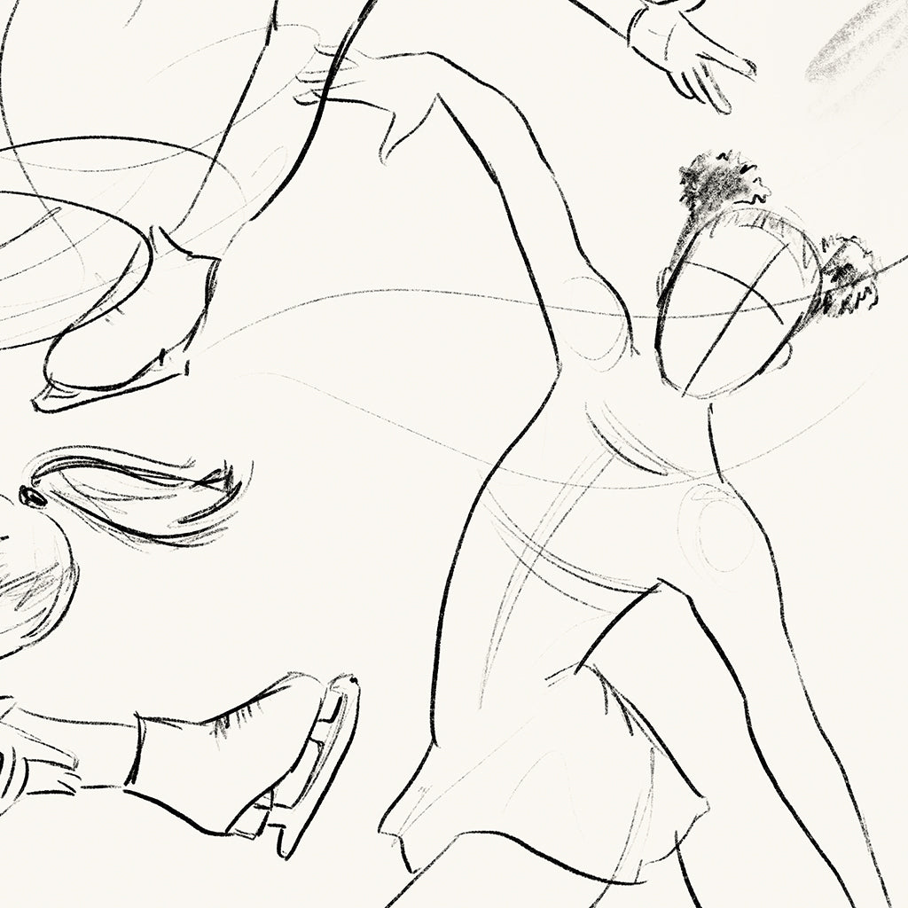 Ice Skating Drawing.pdf Ice Skates Drawing Hanging