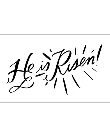 He Is Risen in White | Frame TV Art Design