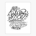 Irish Blessing Download Design in Black