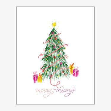 Merry Merry Christmas Tree Download Design