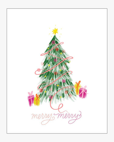 Merry Merry Christmas Tree Download Design