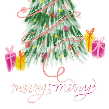 Merry Merry Christmas Tree Download Design Details