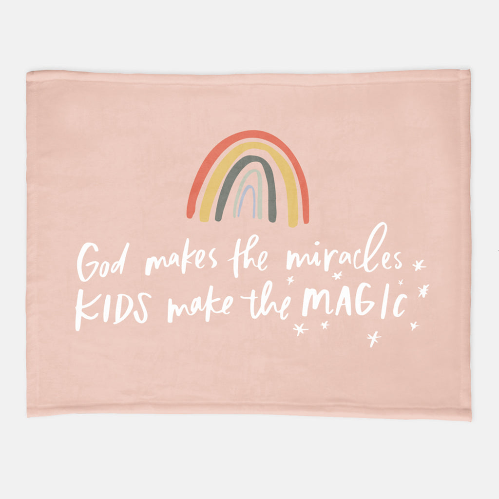 miracles & magic multi blanket, size 80 x 60