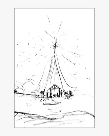 Ikea Ribba Design for Nativity Sketch