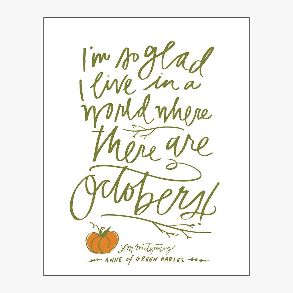 Octobers Download Design in Sage Green