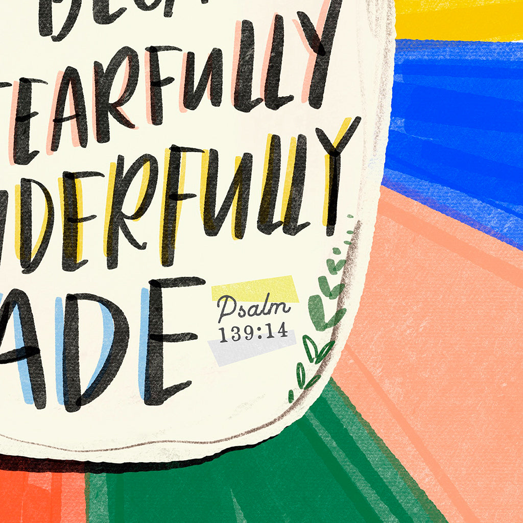 Playful Parachute Design Details, Faith Edition