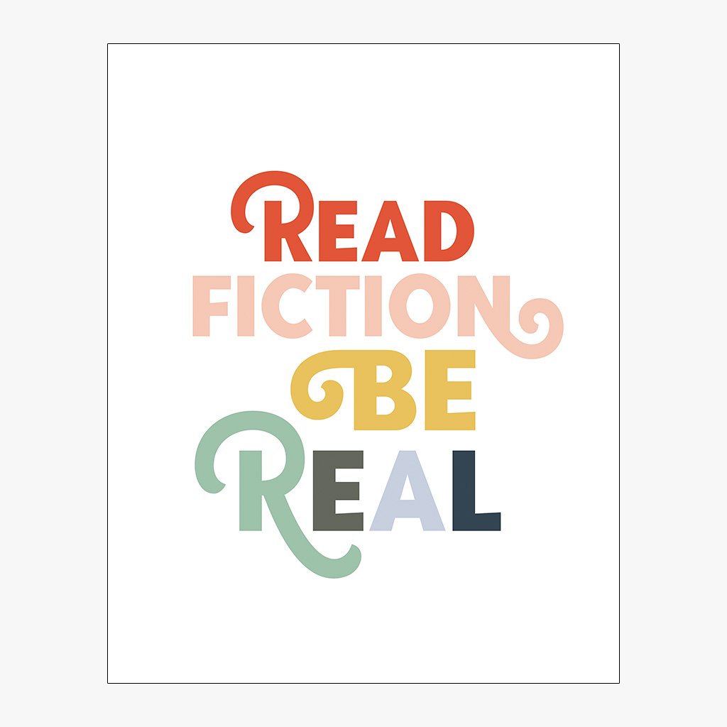 Read Fiction Be Real, Multi Download Design