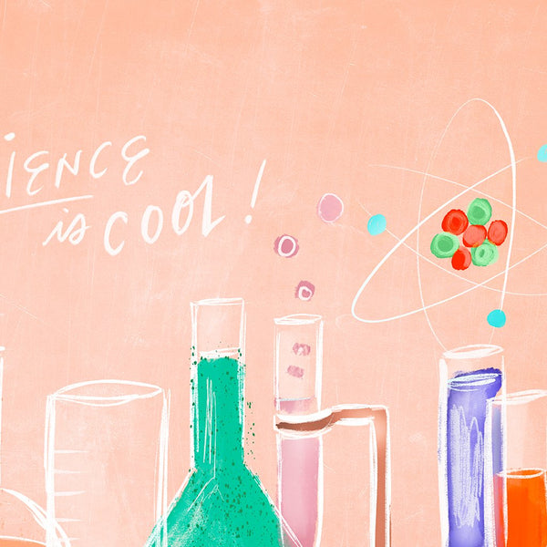 Science Is Cool, Chalky Peach Lindsay Letters®