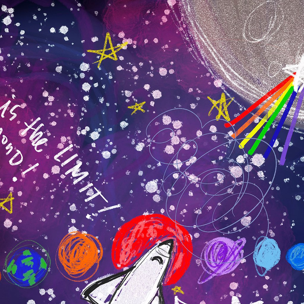 Space Daydream Blanket Design Details