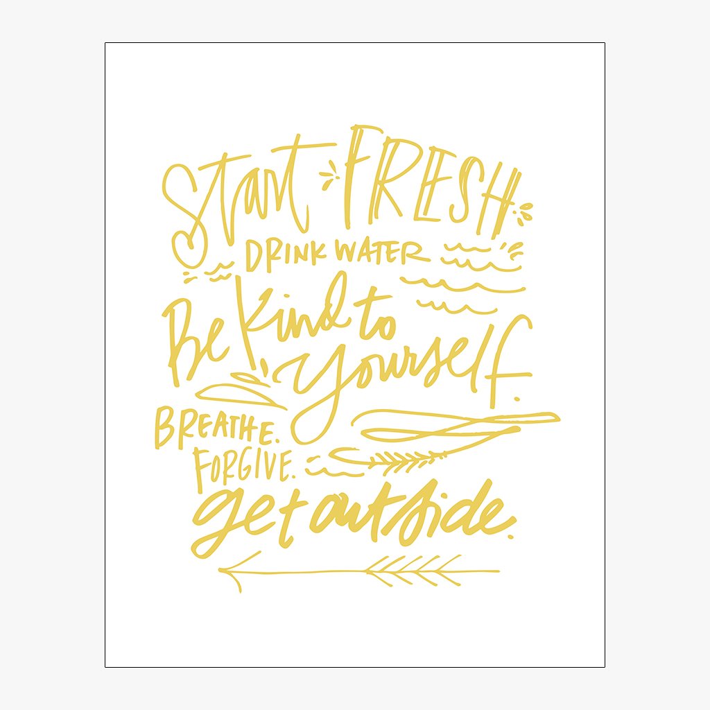 Start Fresh Download Design in Yellow