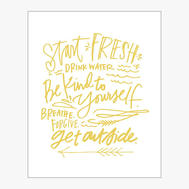 Start Fresh Download Design in Yellow