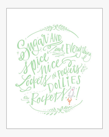 Sugar & Spice Download Design in Mint