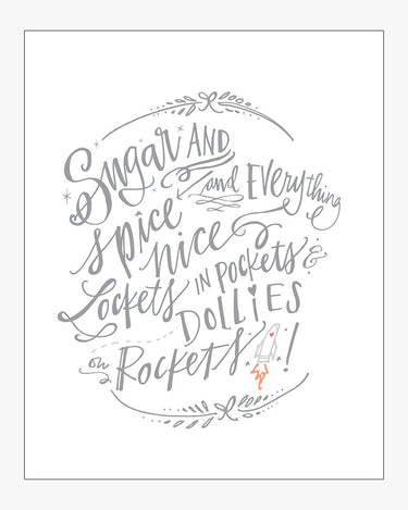 Sugar & Spice Download Design in Grey