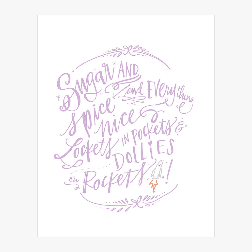 Sugar & Spice Download Design in Lavender