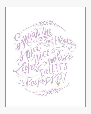 Sugar & Spice Download Design in Lavender