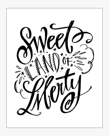 Sweet Liberty Download Design in Black