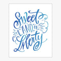 Sweet Liberty Download Design in Blue