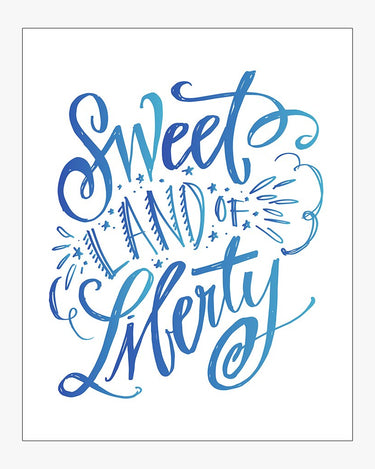 Sweet Liberty Download Design in Blue