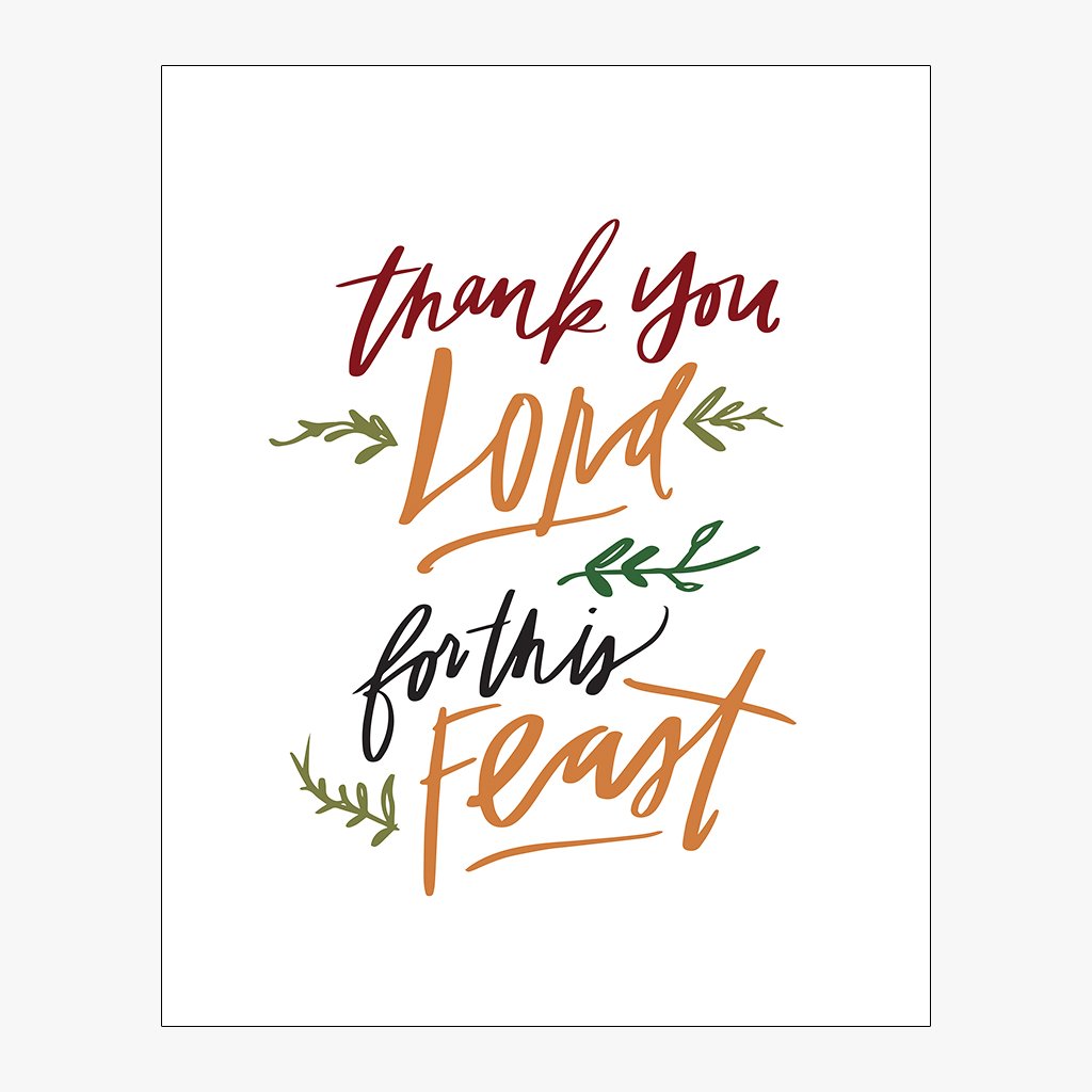 thank you lord for this feast download design