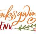 Thanksgiving Hosting Pack, Menu Card Design Details in Multi Color