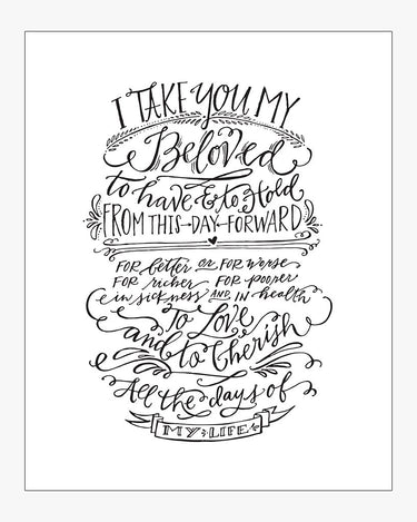 Wedding Vows Download Design