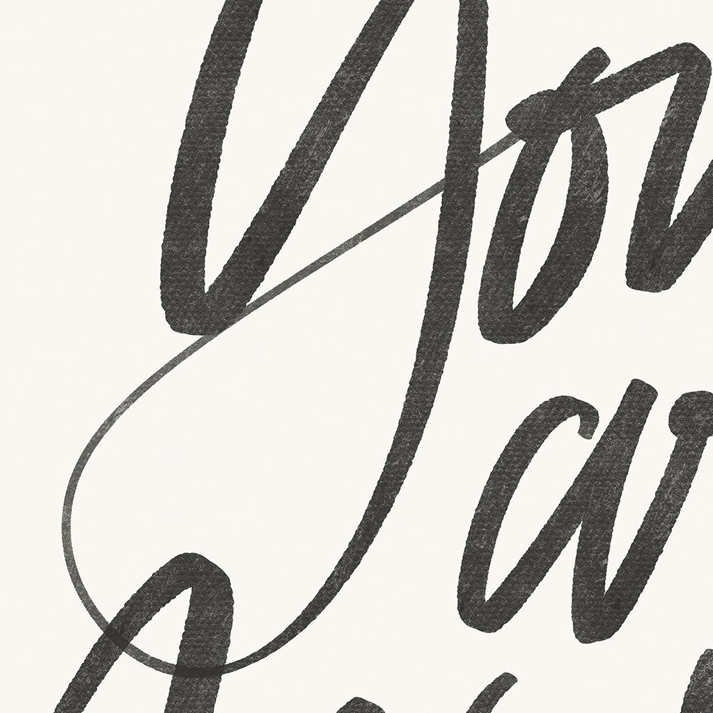 You Are Welcome Here Lettering Design Details in Alabaster