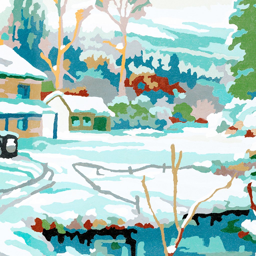 Snow - Paint by numbers - NumPaints - Paint by numbers