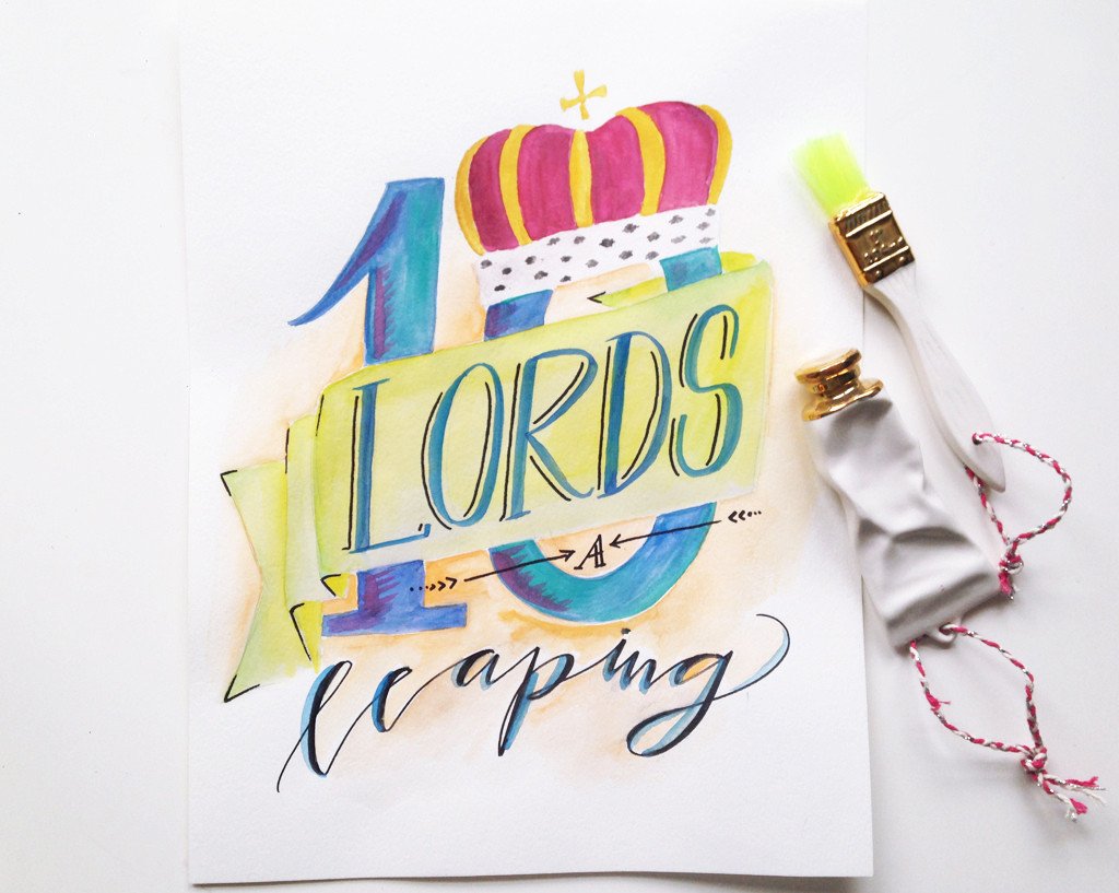 Days of Christmas Printable - 10th Day (Download)