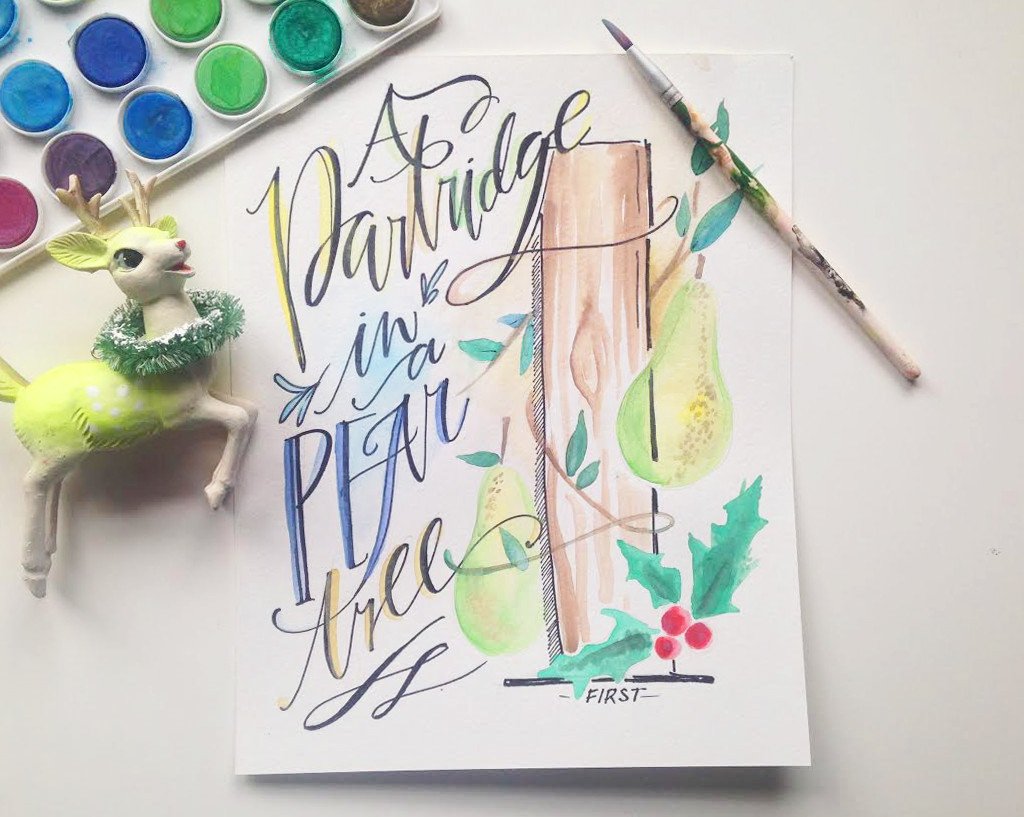 Days of Christmas Printable - 1st Day (Download)