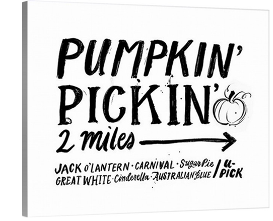 Pumpkin' Pickin' Sign