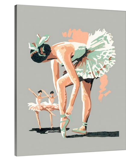 Minty Ballerina Paint By Number