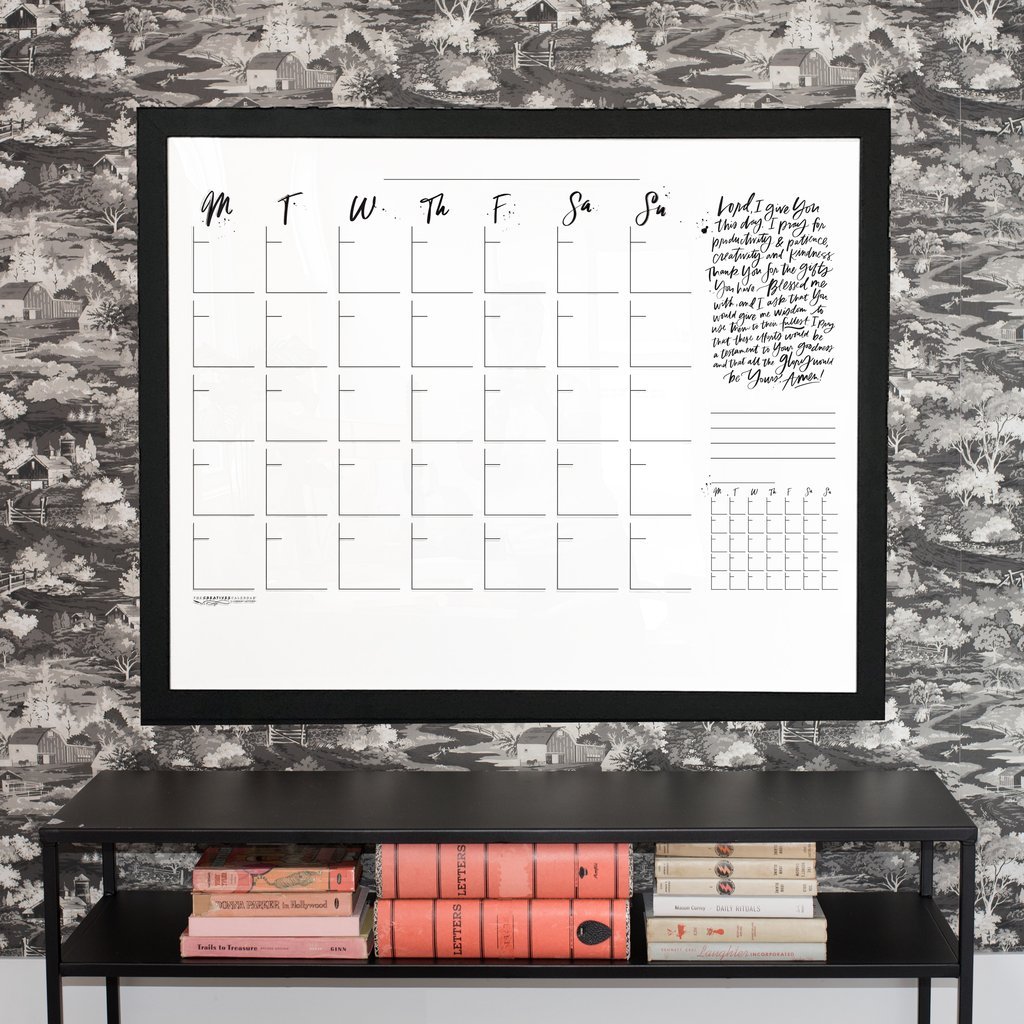productivity printable as seen on the now & next creatives calendar by lindsay letters