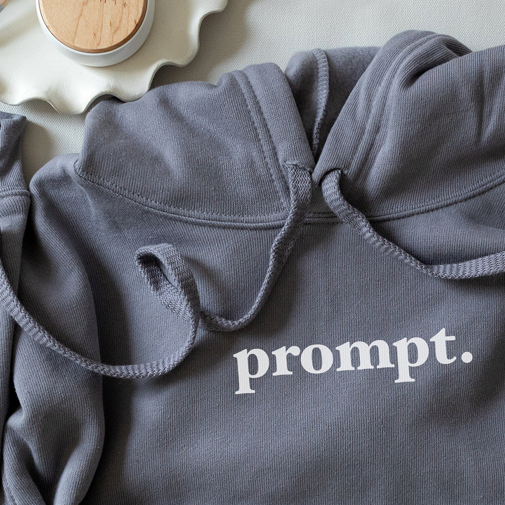 prompt cropped hoodie