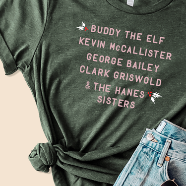 Christmas Movie Faves (Tee)