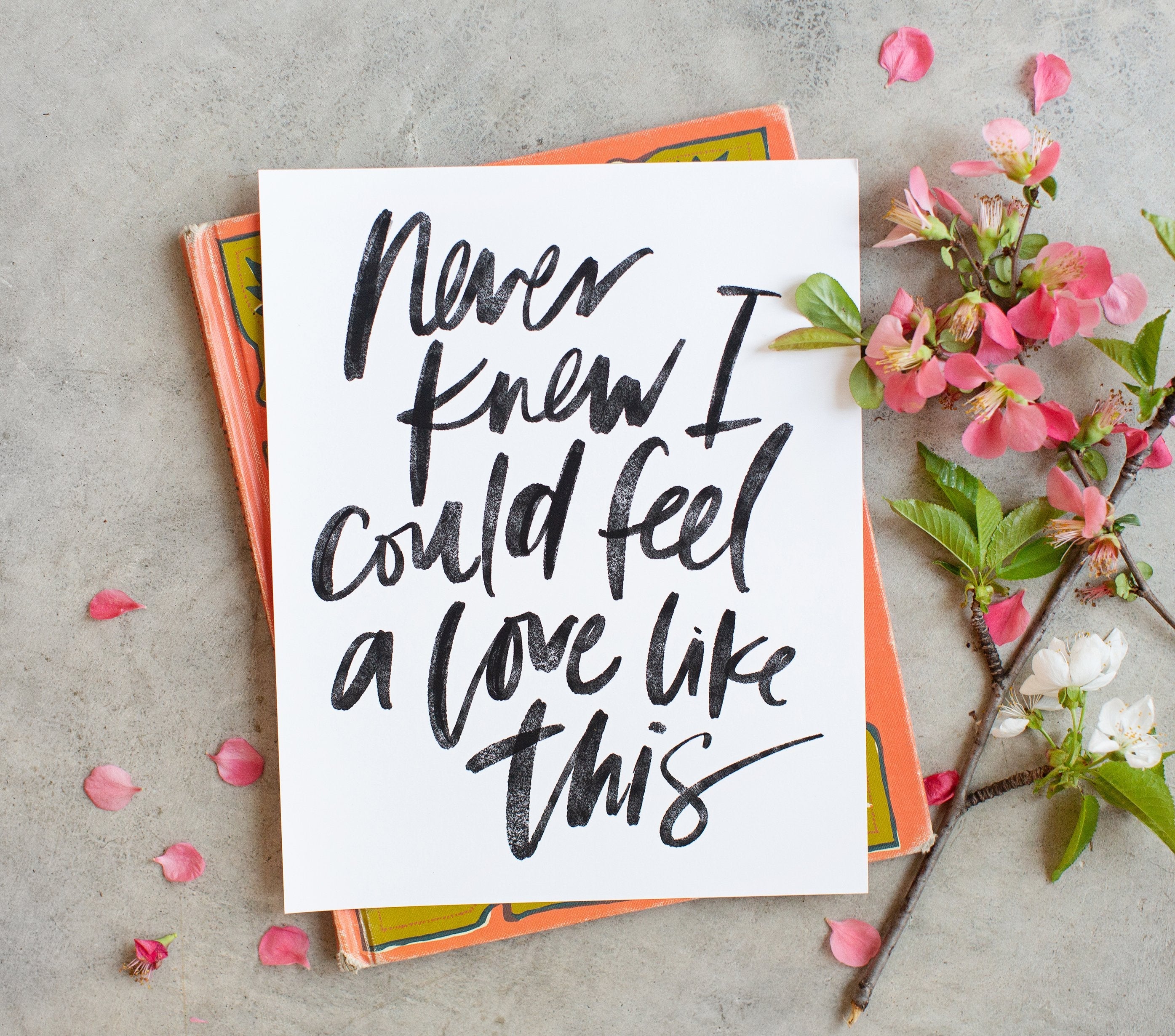 A Love Like This Download Print in White