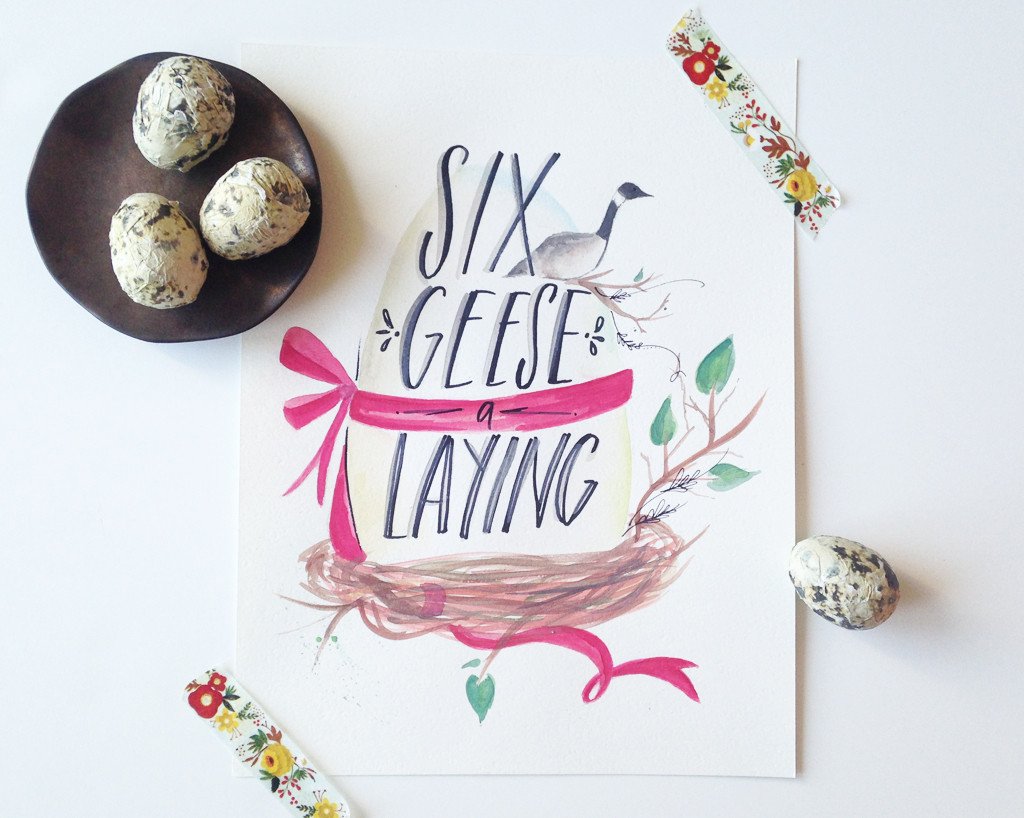 Days of Christmas Printable - 6th Day (Download)