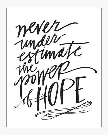 Power Of Hope Download Design in Black