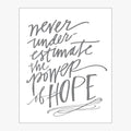 Power Of Hope Download Design in Grey