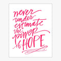 Power Of Hope Download Design in Hot Pink