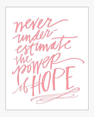 Power Of Hope Download Design in Soft Pink