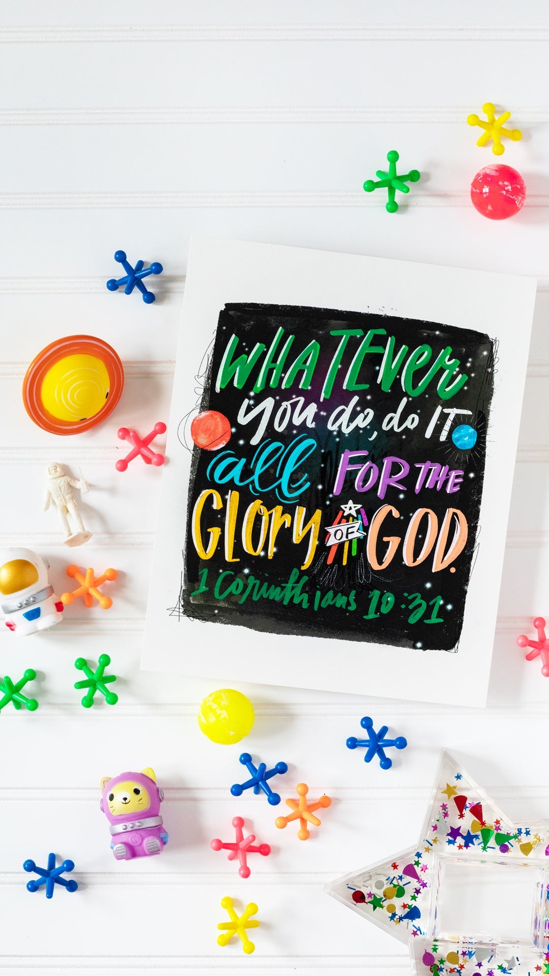 Case For Space, Faith Edition as an unframed art print, size 8 x 10