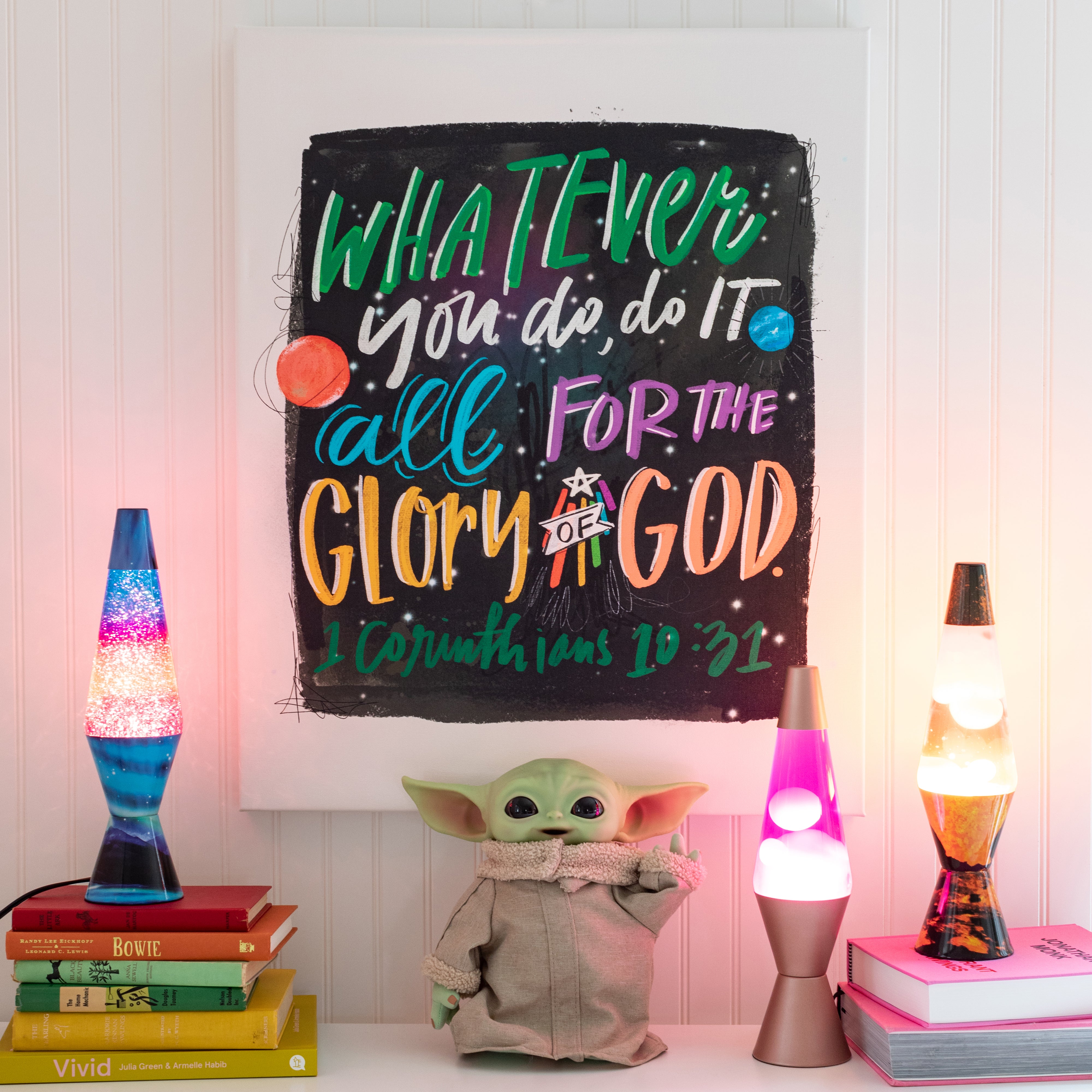 Case For Space, Faith Edition as an unframed canvas, size 24 x 30