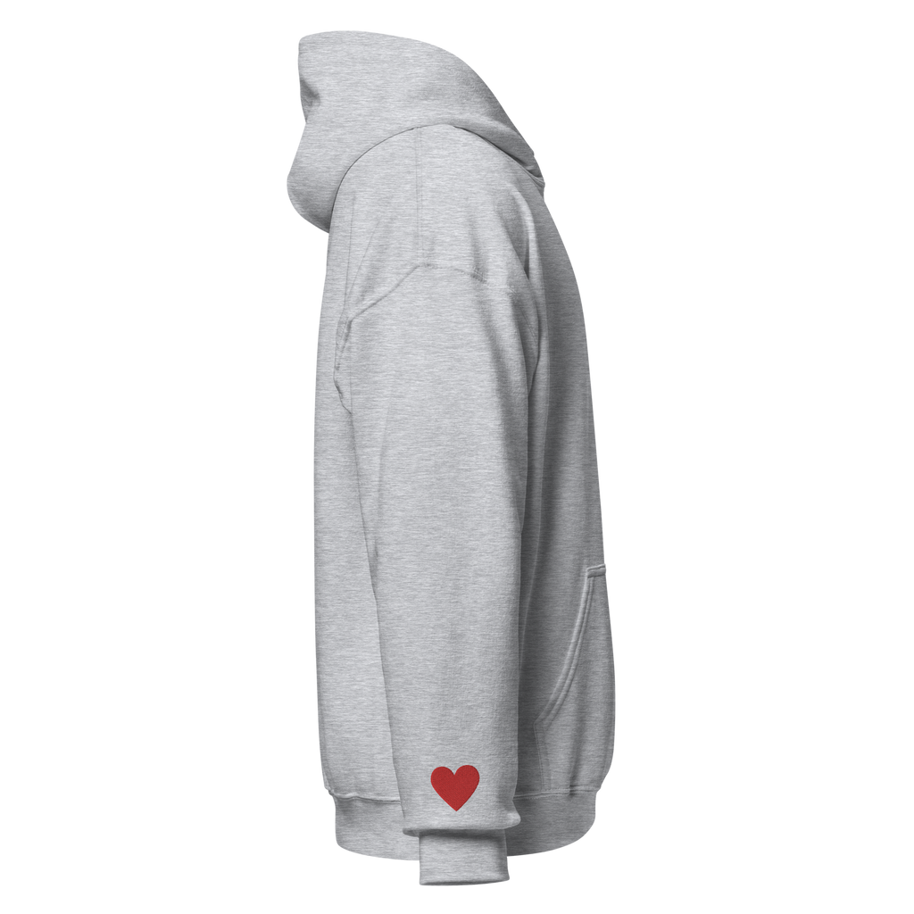 heart on my sleeve hoodie (red ❤️)